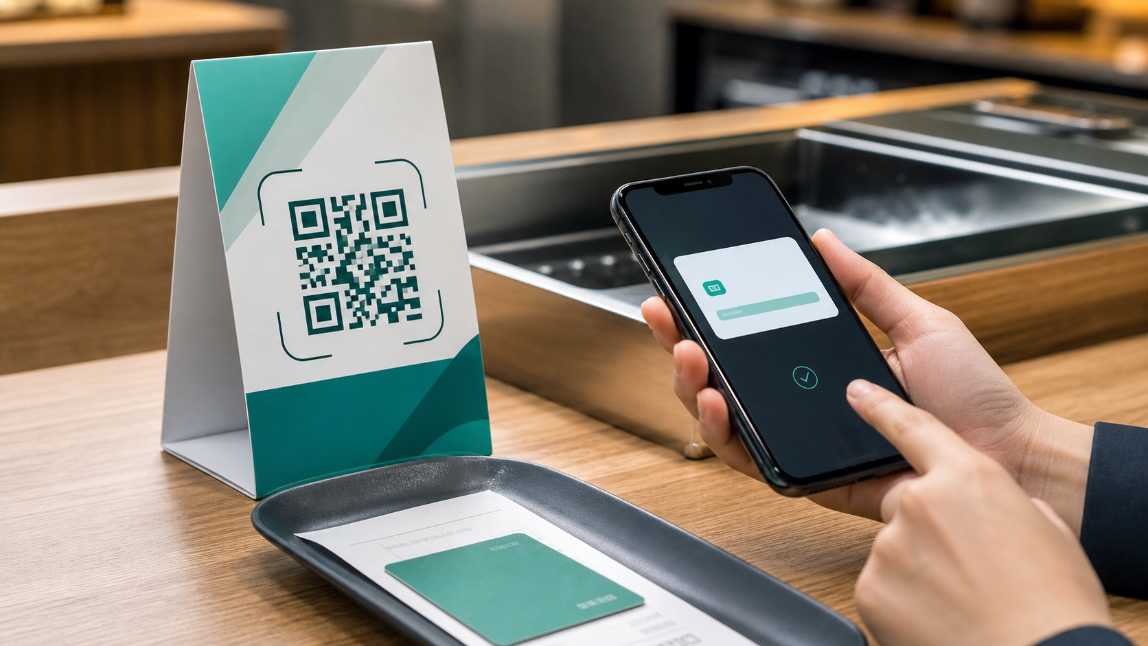 음식점 QR 안내 샘플